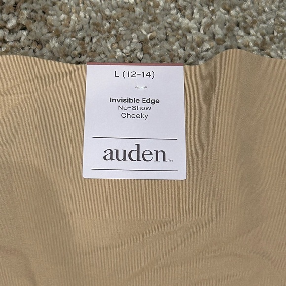 Auden Women’s Tan Cheeky Underwear Set of 2 Large NWT - Picture 4 of 4